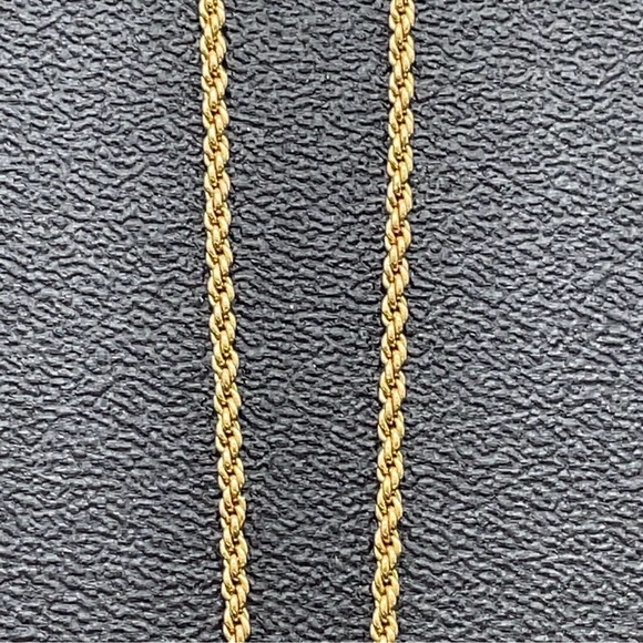 Authentic Christian Dior Long Necklace Gold plated - Picture 6 of 12